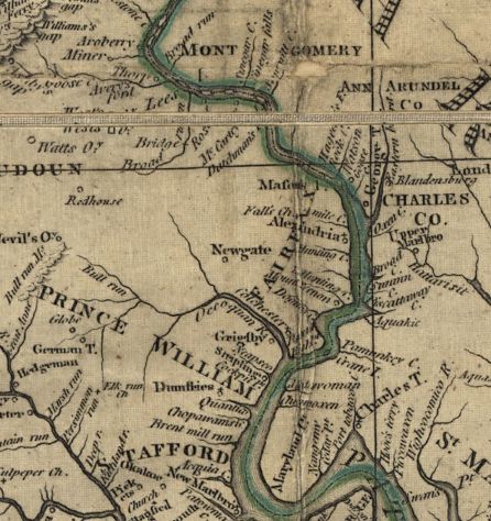Jefferson 1786-87 Map Depicting Newgate